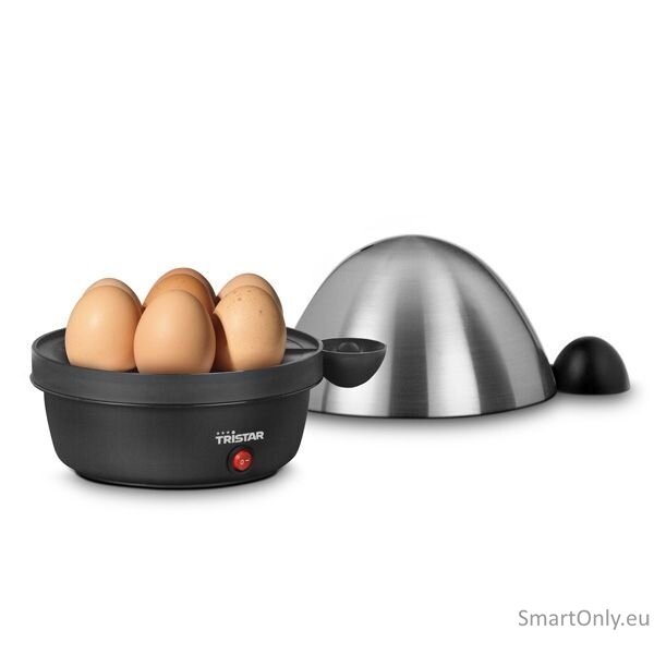 Tristar Egg Boiler EK-3076 Black, Stainless Steel Lid Eggs capacity 7 1