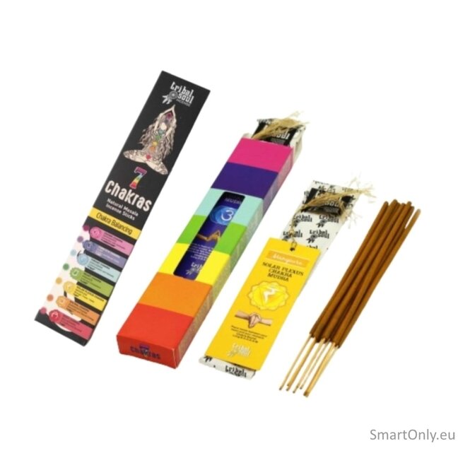 Tribal Soul Incense - 7 Chakras with Message Card Hari Darshan 3 Tribal Soul Incense - 7 Chakras with Message Card Hari Darshan 3