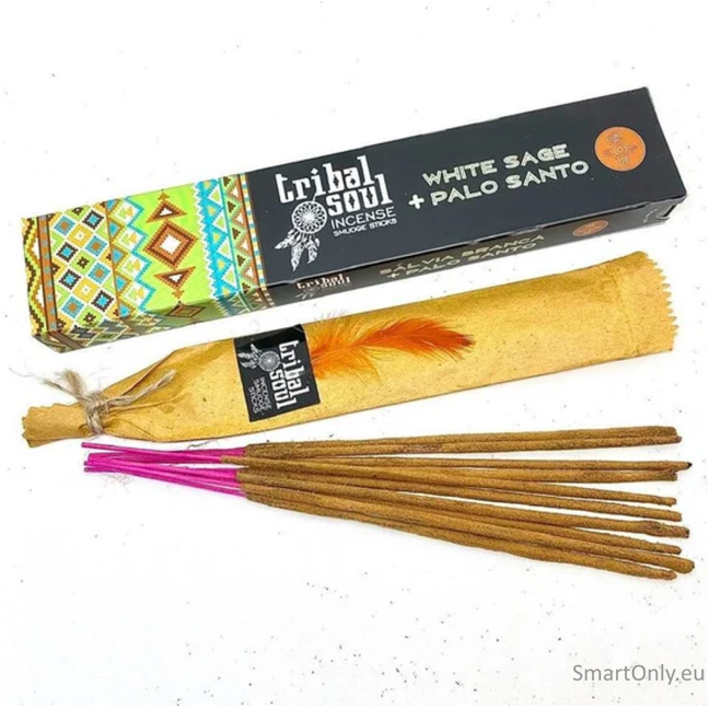 Tribal Soul smilkalai - Baltasis šalavijas ir Palo Santo Hari Darshan 4 Tribal Soul smilkalai - Baltasis šalavijas ir Palo Santo Hari Darshan 4