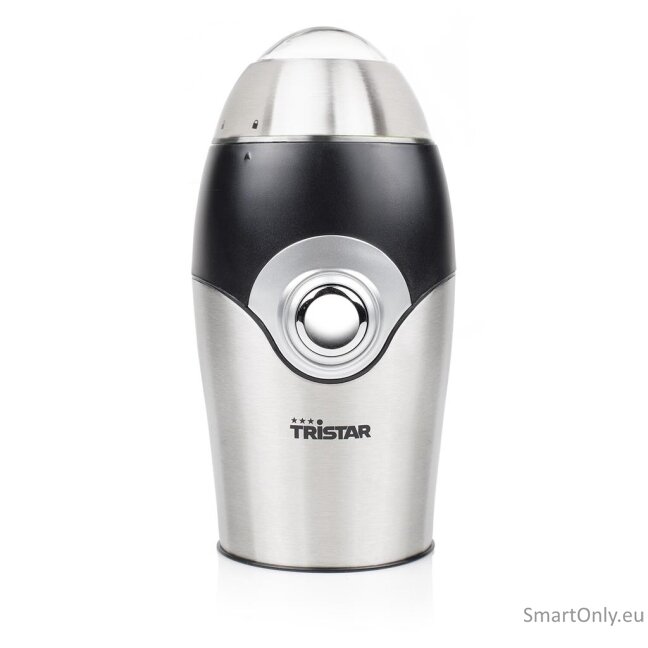 Tristar Coffee grinder | KM-2270 | 150 W | Coffee beans capacity 70 g | Number of cups 10 pc(s) | Stainless steel Tristar Coffee grinder | KM-2270 | 150 W | Coffee beans capacity 70 g | Number of cups 10 pc(s) | Stainless steel