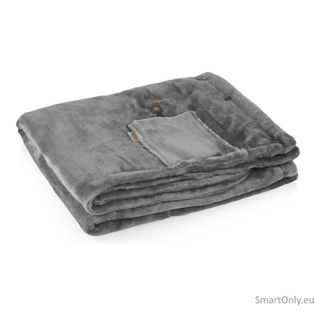 Tristar Cordless heating blanket, 150 x 80 cm | BW-4788 | Number of heating levels 3 | Number of persons 1 | Washable | Fleece | 10 W | Grey 4 Tristar Cordless heating blanket, 150 x 80 cm | BW-4788 | Number of heating levels 3 | Number of persons 1 | Washable | Fleece | 10 W | Grey 4