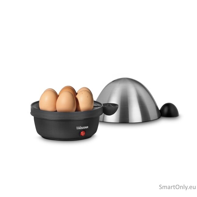 Tristar Egg Boiler EK-3076 Black, Stainless Steel Lid Eggs capacity 7 4