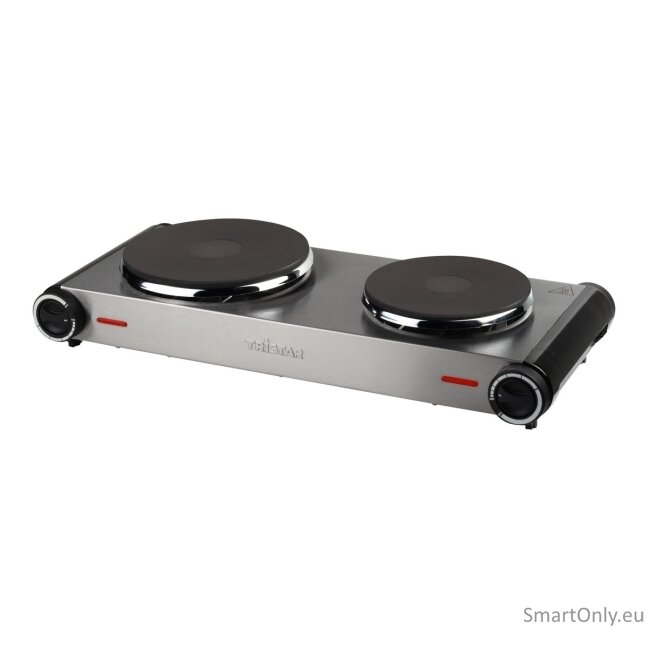 Tristar | Free standing table hob | KP-6248 | Number of burners/cooking zones 2 | 2500 W | Stainless Steel/Black | Electric 3 Tristar | Free standing table hob | KP-6248 | Number of burners/cooking zones 2 | 2500 W | Stainless Steel/Black | Electric 3