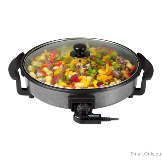 Tristar Multifunctional grill pan PZ-2963 Diameter 30 cm Fixed handle Black 3 Tristar Multifunctional grill pan PZ-2963 Diameter 30 cm Fixed handle Black 3