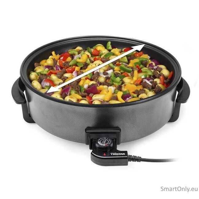 Tristar Multifunctional Grill Pan XXL | PZ-9145 | Electric Grill | 1500 W | Black 2 Tristar Multifunctional Grill Pan XXL | PZ-9145 | Electric Grill | 1500 W | Black 2