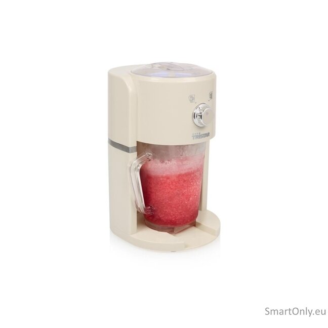 Tristar Slushy maker | KD-7310 | Tabletop | 30 W | Jar capacity 1.1 L | Jar material Plastic | Ice crushing | White 1 Tristar Slushy maker | KD-7310 | Tabletop | 30 W | Jar capacity 1.1 L | Jar material Plastic | Ice crushing | White 1