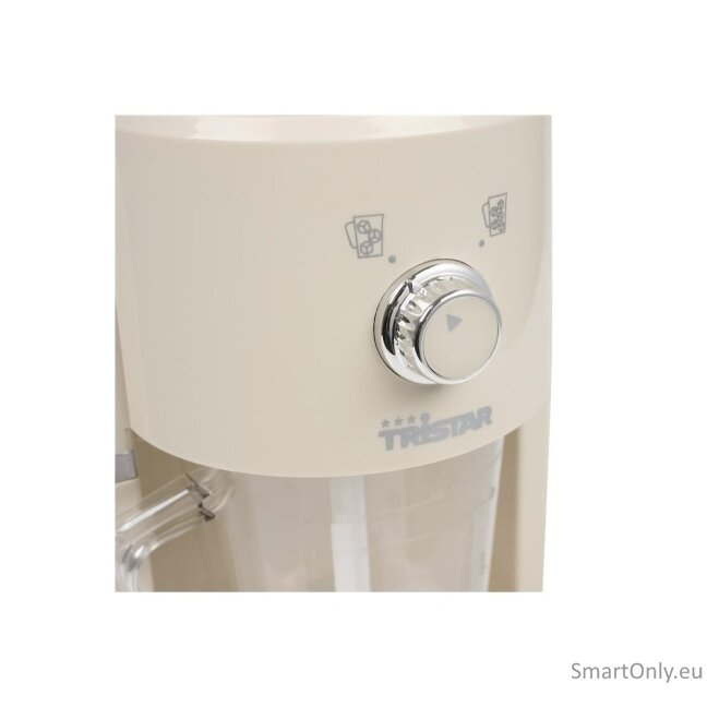 Tristar Slushy maker | KD-7310 | Tabletop | 30 W | Jar capacity 1.1 L | Jar material Plastic | Ice crushing | White 3 Tristar Slushy maker | KD-7310 | Tabletop | 30 W | Jar capacity 1.1 L | Jar material Plastic | Ice crushing | White 3