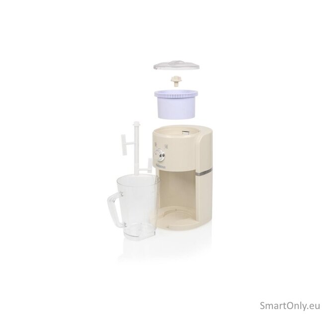 Tristar Slushy maker | KD-7310 | Tabletop | 30 W | Jar capacity 1.1 L | Jar material Plastic | Ice crushing | White 4 Tristar Slushy maker | KD-7310 | Tabletop | 30 W | Jar capacity 1.1 L | Jar material Plastic | Ice crushing | White 4