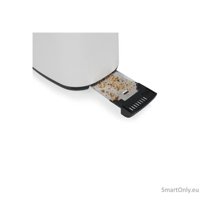 Tristar Toaster | BR-1055 | Power 750 W | Number of slots 2 | Housing material Plastic | White 7 Tristar Toaster | BR-1055 | Power 750 W | Number of slots 2 | Housing material Plastic | White 7