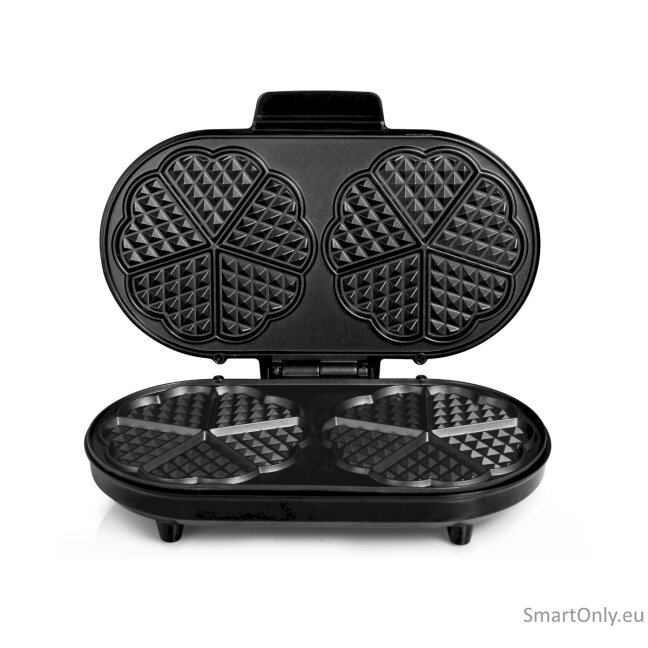 Tristar Waffle maker WF-2120 1200 W Number of pastry 10 Heart shaped Black 4 Tristar Waffle maker WF-2120 1200 W Number of pastry 10 Heart shaped Black 4