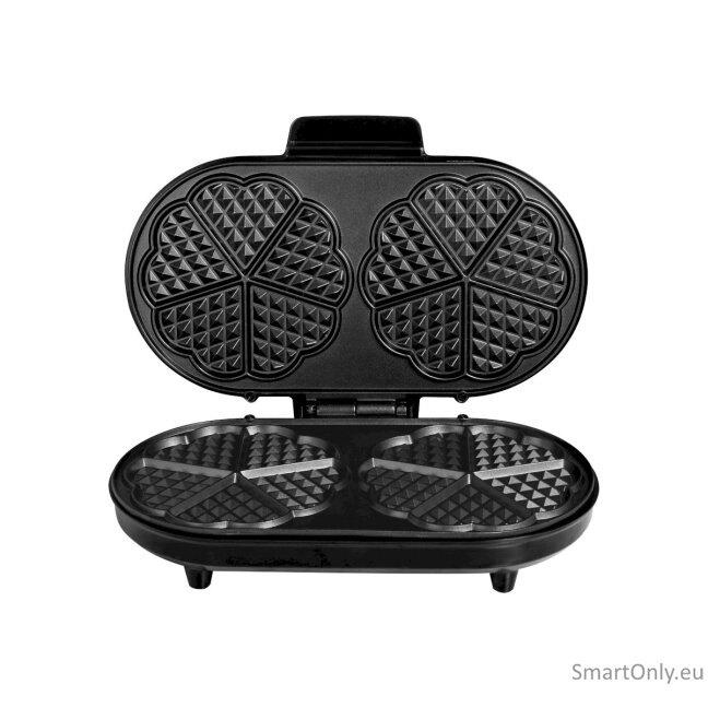 Tristar Waffle maker WF-2120 1200 W Number of pastry 10 Heart shaped Black 8 Tristar Waffle maker WF-2120 1200 W Number of pastry 10 Heart shaped Black 8