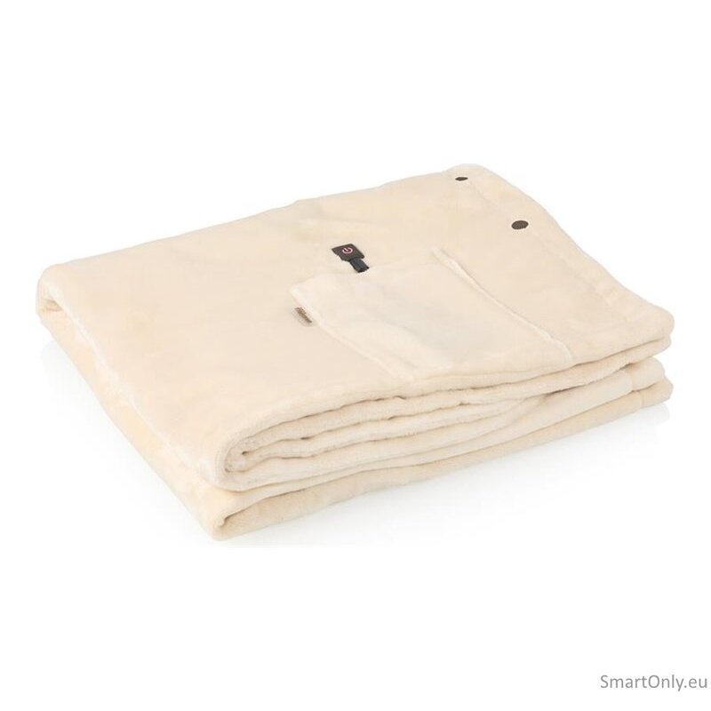 Tristar Cordless heating blanket, 150 x 80 cm | BW-4787 | Number of heating levels 3 | Number of persons 1 | Washable | Fleece | 10 W | Beige 4 Tristar Cordless heating blanket, 150 x 80 cm | BW-4787 | Number of heating levels 3 | Number of persons 1 | Washable | Fleece | 10 W | Beige 4