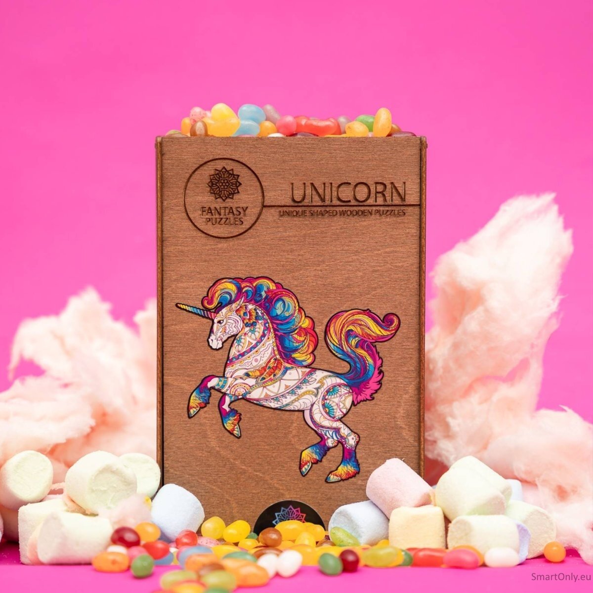 Unicorn Dėlionė Iš Medžio XL Dydis (600 detalių) Fantasy Puzzles 5 Unicorn Dėlionė Iš Medžio XL Dydis (600 detalių) Fantasy Puzzles 5