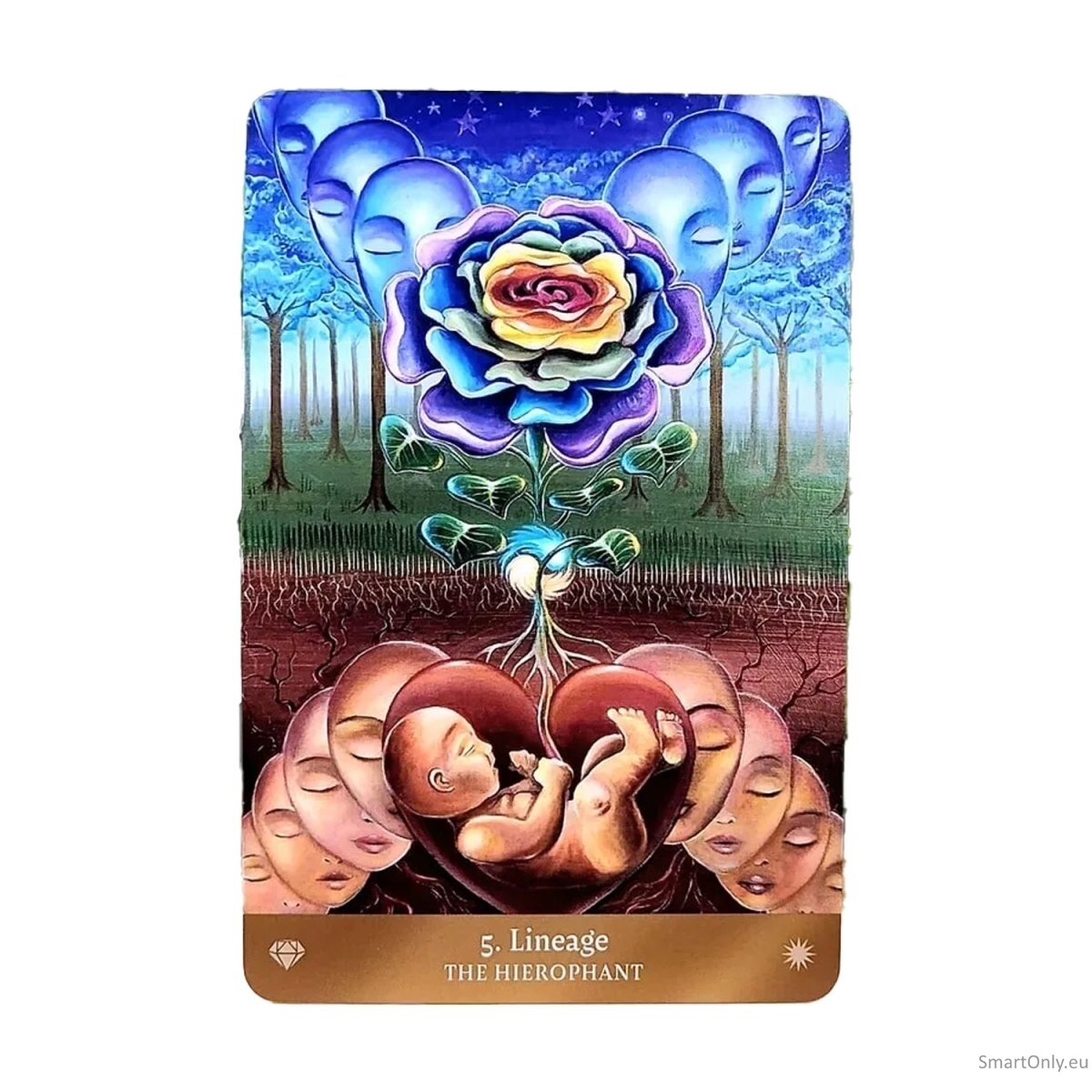 Unveiling The Golden Age: A Visionary Tarot kortos Blue Angel 5