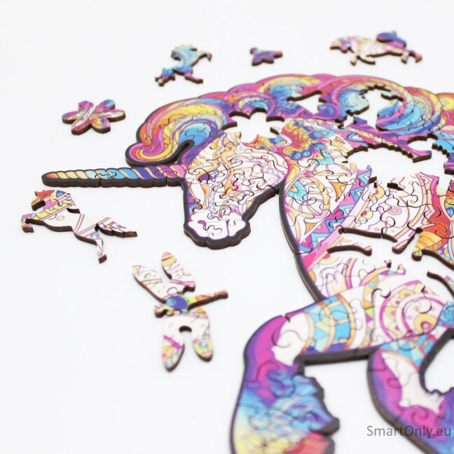 Unicorn Dėlionė Iš Medžio L Dydis (260 detalių) Fantasy Puzzles 5