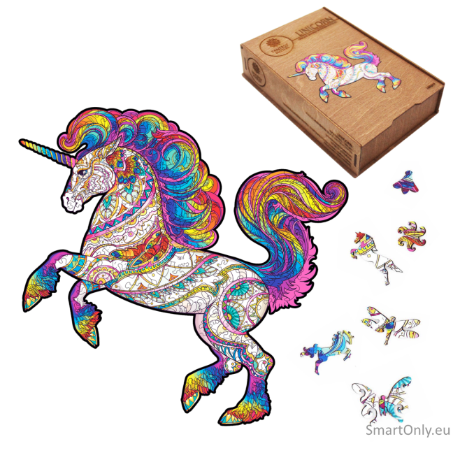 Unicorn Dėlionė Iš Medžio XL Dydis (600 detalių) Fantasy Puzzles Unicorn Dėlionė Iš Medžio XL Dydis (600 detalių) Fantasy Puzzles