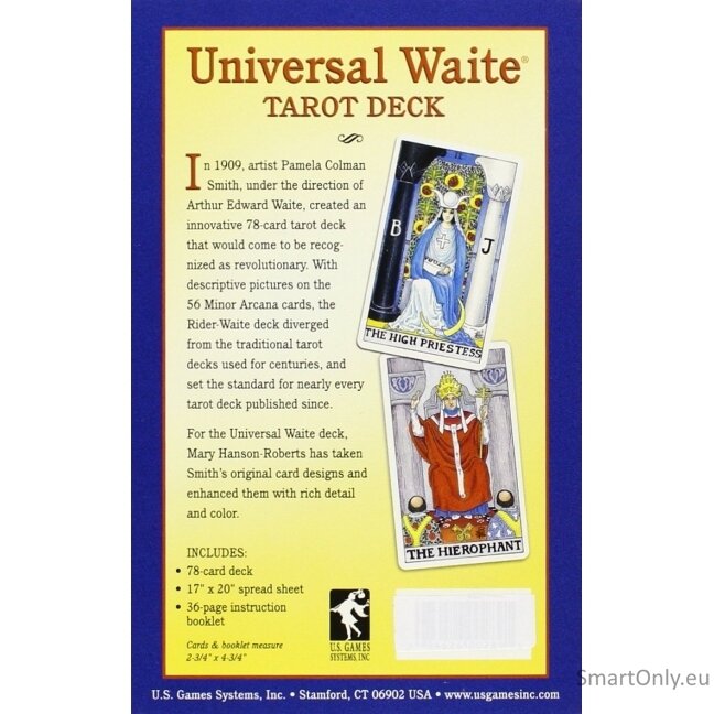 Universal Waite Taro kortos US Games Systems 1 Universal Waite Taro kortos US Games Systems 1