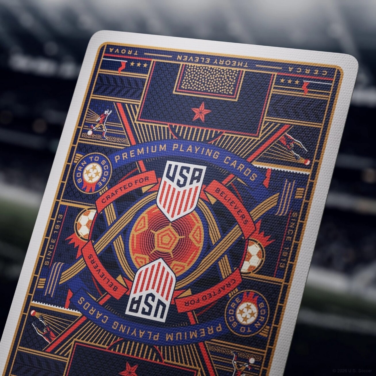 U.S. Soccer žaidimo kortos Theory11 1 U.S. Soccer žaidimo kortos Theory11 1