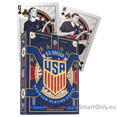 U.S. Soccer žaidimo kortos Theory11