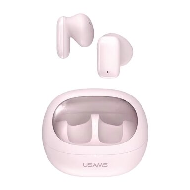 USAMS TD22 TWS wireless earphones Pink USAMS TD22 TWS wireless earphones Pink