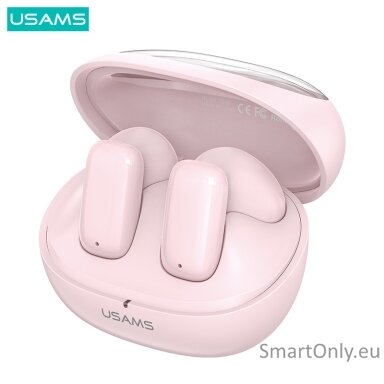 USAMS TD22 TWS wireless earphones Pink USAMS TD22 TWS wireless earphones Pink