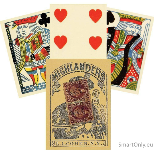 US Games Systems The 1864 Highlanders žaidimo kortos