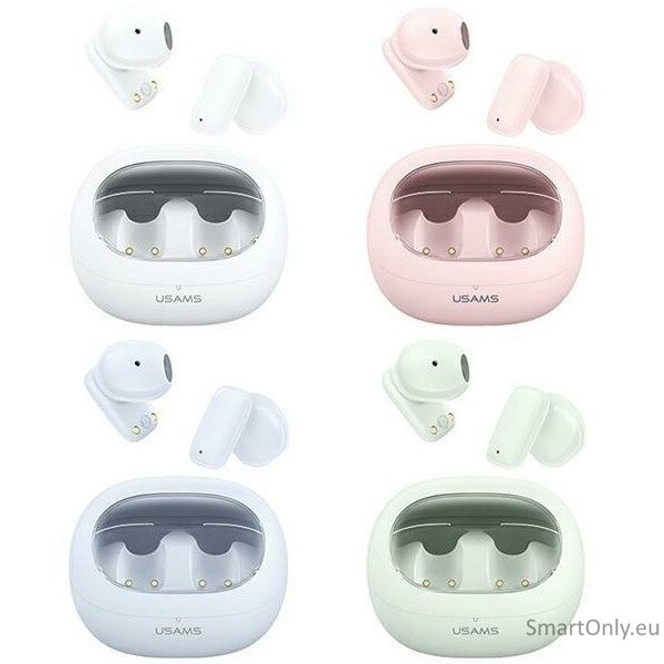 USAMS TD22 TWS wireless earphones Pink 2 USAMS TD22 TWS wireless earphones Pink 2