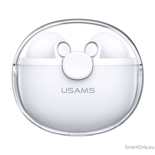 Usams BU12 TWS wireless earbuds White Usams BU12 TWS wireless earbuds White