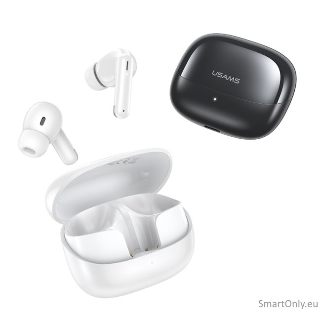 Usams IF27 TWS wireless earbuds White 1 Usams IF27 TWS wireless earbuds White 1