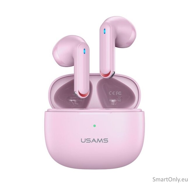 USAMS NX10 ENC TWS belaidės ausinės Pink USAMS NX10 ENC TWS belaidės ausinės Pink