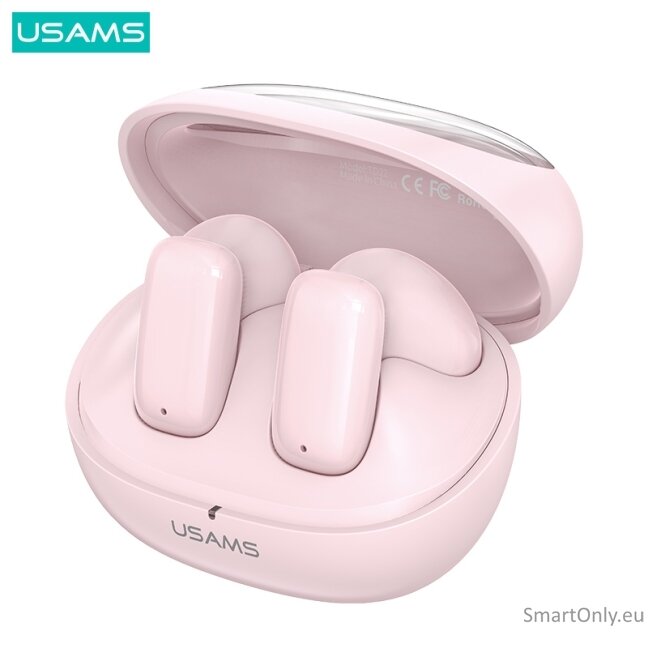 USAMS TD22 TWS wireless earphones Pink 1 USAMS TD22 TWS wireless earphones Pink 1