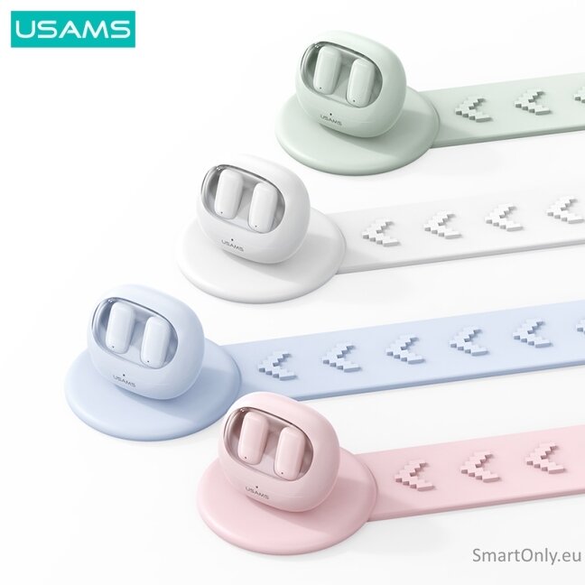 USAMS TD22 TWS wireless earphones Pink 6 USAMS TD22 TWS wireless earphones Pink 6