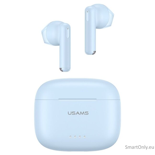 Usams US14 Dual-mic ENC TWS belaidės ausinės Blue Usams US14 Dual-mic ENC TWS belaidės ausinės Blue