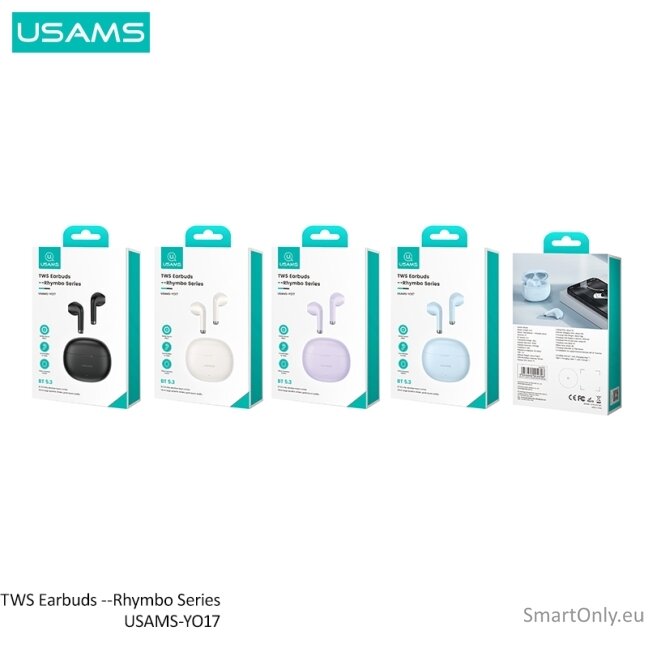 USAMS YO17 Rhymbo Series belaidės ausinės Beige 3