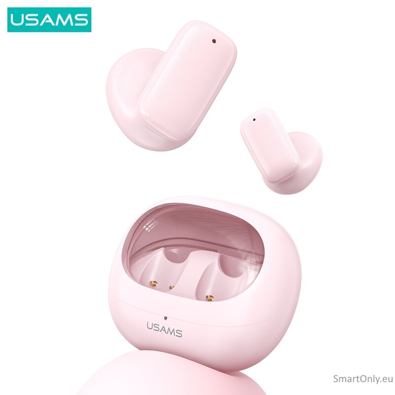 USAMS TD22 TWS wireless earphones Pink 4 USAMS TD22 TWS wireless earphones Pink 4