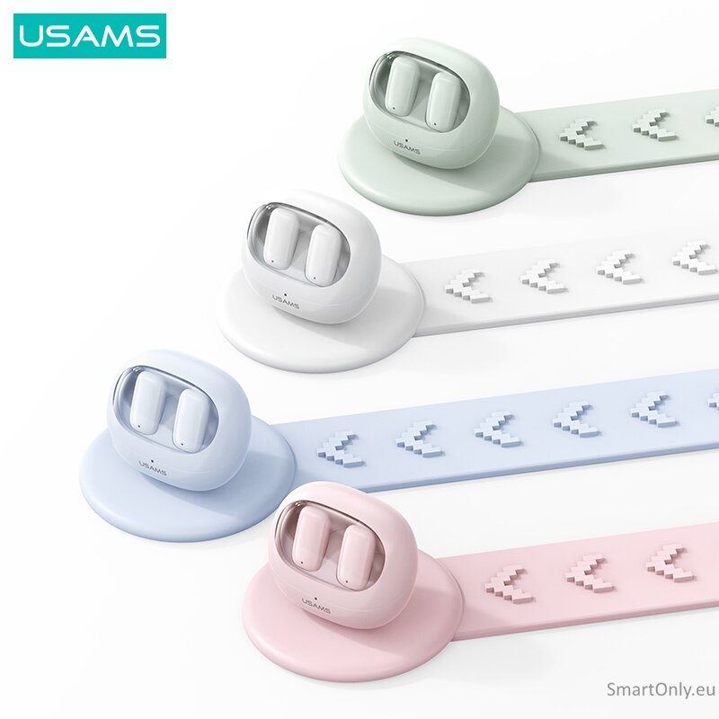 USAMS TD22 TWS wireless earphones Pink 6