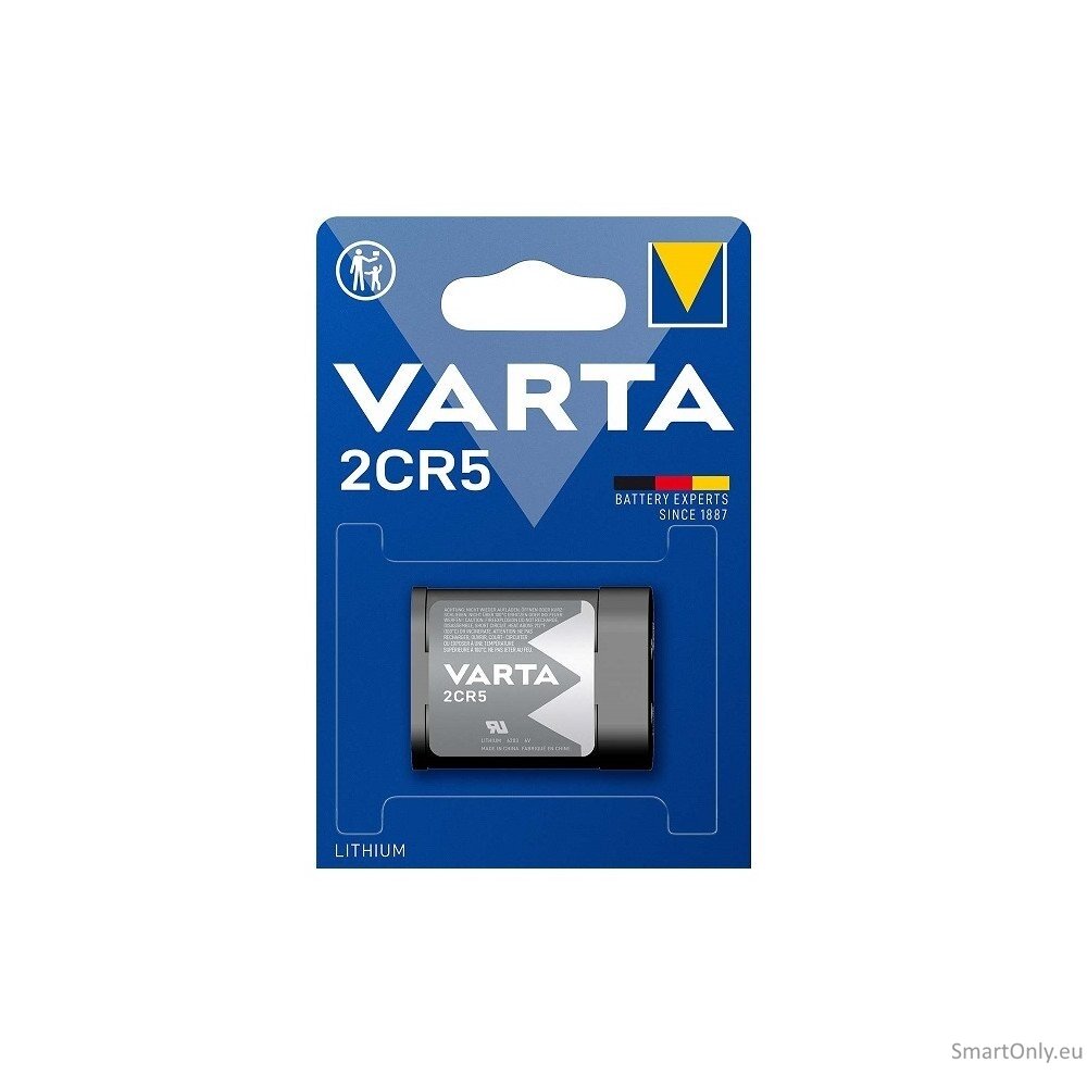 VARTA 2CR5 (6203) ličio baterija 1 vnt. 2 VARTA 2CR5 (6203) ličio baterija 1 vnt. 2
