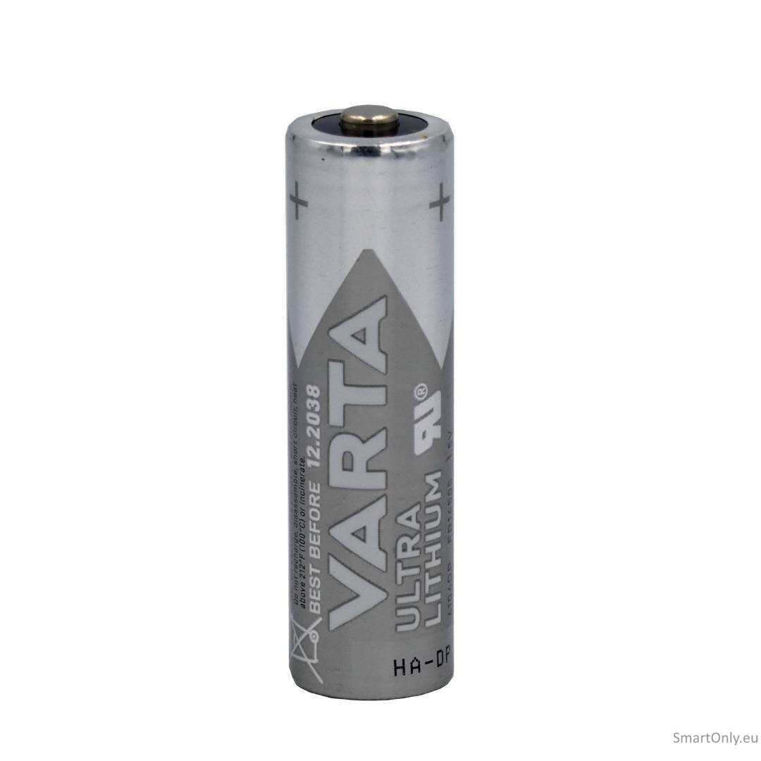 Varta AA Ultra Lithium (6106) ličio baterijos 2 vnt. 1 Varta AA Ultra Lithium (6106) ličio baterijos 2 vnt. 1
