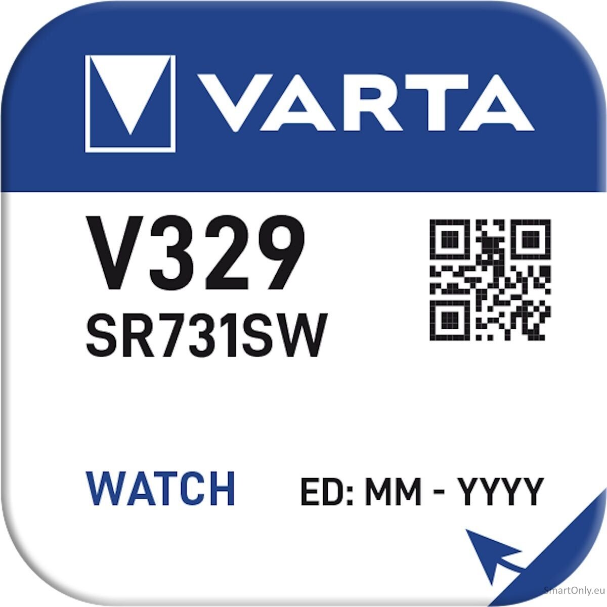 Varta 329 (SR731SW) baterijos 10 vnt. 1 Varta 329 (SR731SW) baterijos 10 vnt. 1