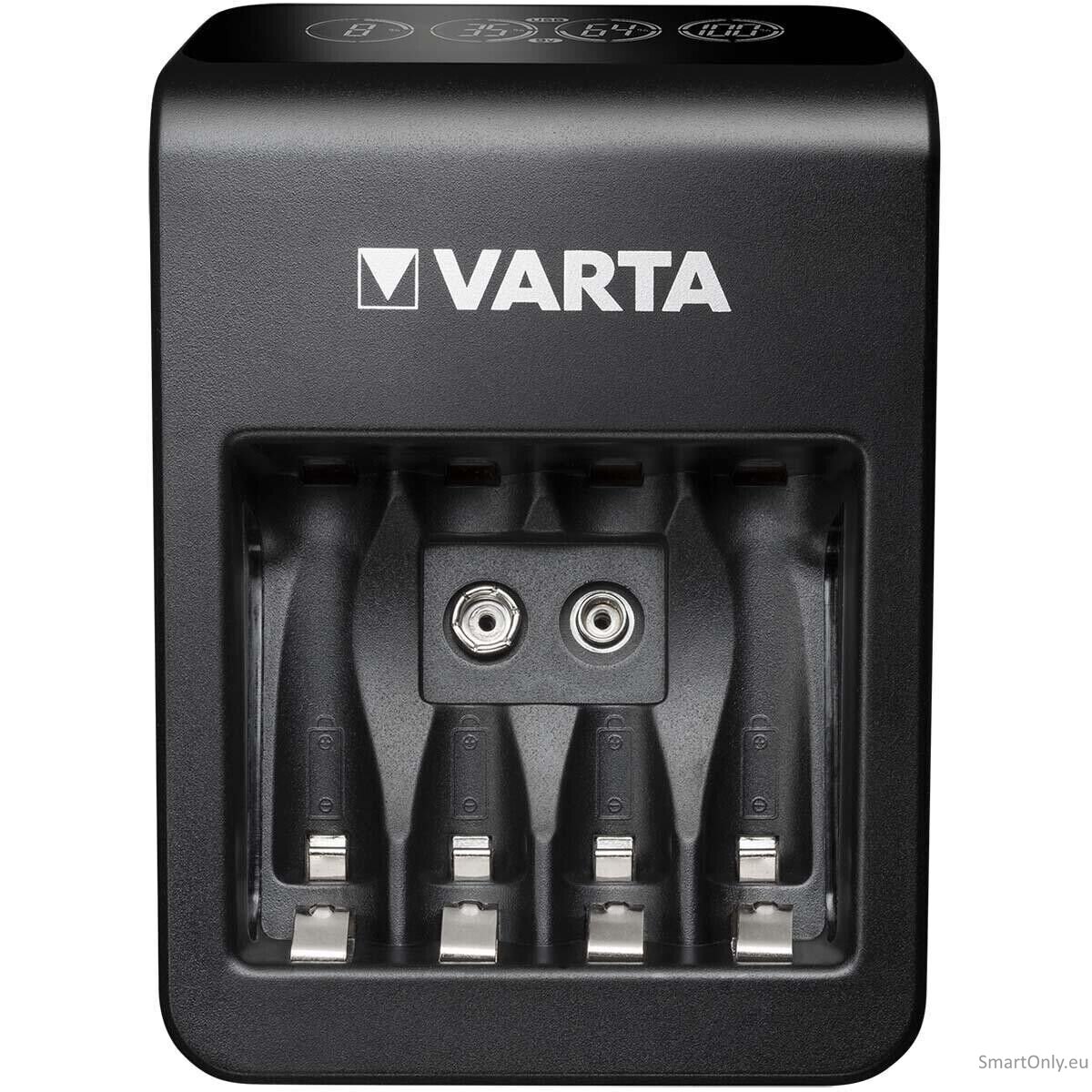 Varta LCD Plug Charger 57687 Baterijų įkroviklis 2 Varta LCD Plug Charger 57687 Baterijų įkroviklis 2