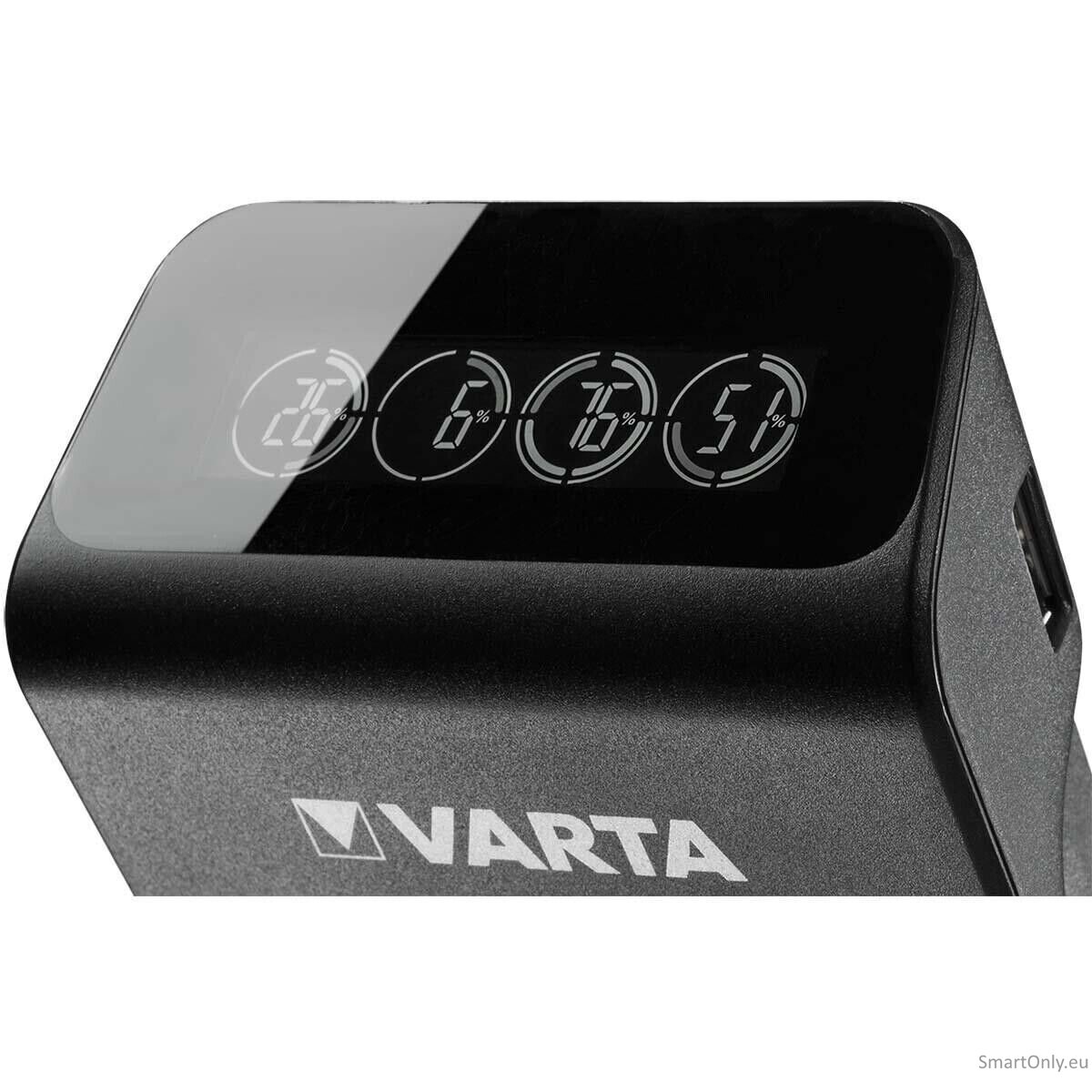 Varta LCD Plug Charger 57687 Baterijų įkroviklis 3 Varta LCD Plug Charger 57687 Baterijų įkroviklis 3