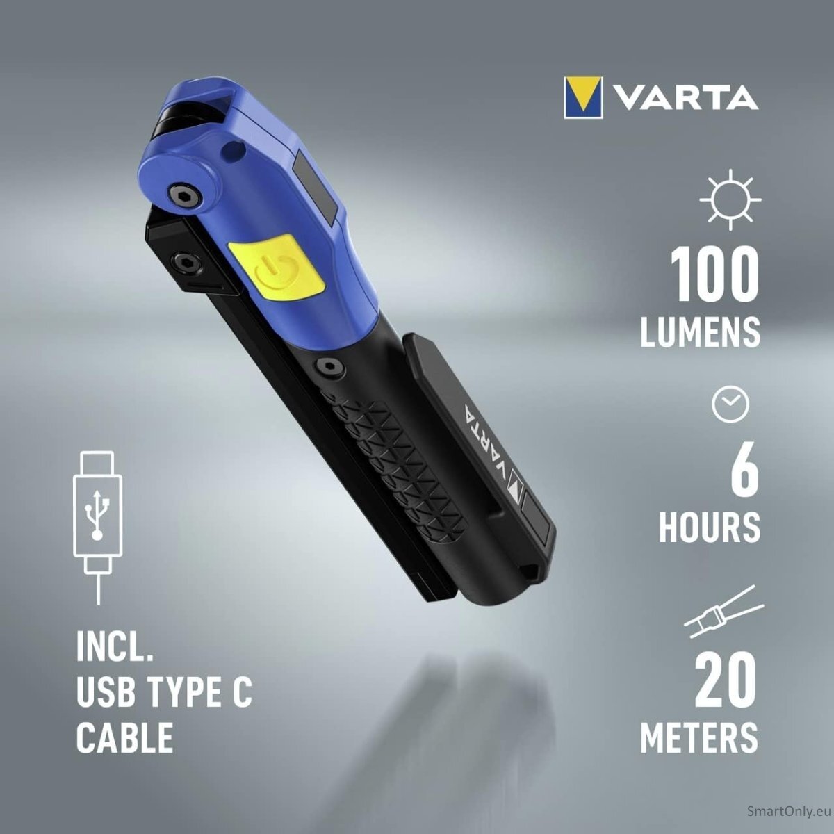 Varta Work Flex Multifunction Light F20R žibintas 3 Varta Work Flex Multifunction Light F20R žibintas 3