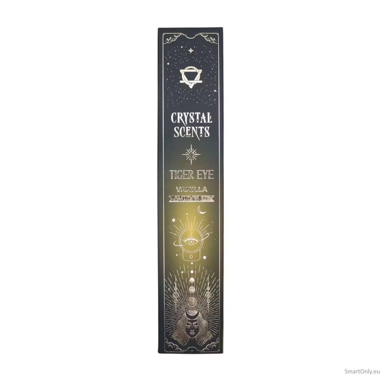 Vanilės Aromato Natūralūs smilkalai su Tigro Akies kristalais Crystal Scents 2