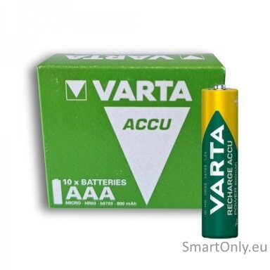 Varta AAA R2U 800mAh (56703) batteries 10 pcs Varta AAA R2U 800mAh (56703) batteries 10 pcs