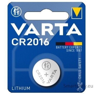 Varta CR2016 (6016) Lithium battery 1 psc Varta CR2016 (6016) Lithium battery 1 psc