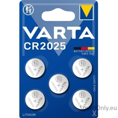 varta-cr2025-6025-monetines-licio-baterijos-5-vnt