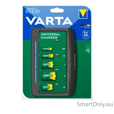 Varta LCD dual tech charger 57676 Baterijų įkroviklis Varta LCD dual tech charger 57676 Baterijų įkroviklis