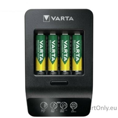 Varta LCD Smart Charger+ 57684 Baterijų įkroviklis Varta LCD Smart Charger+ 57684 Baterijų įkroviklis