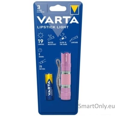 Varta Lipstick light (rožinės sp.) 16617 kišeninins žibintuvėlis