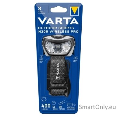 Varta Outdoor sports H30R Wireless PRO 18650 prožektorius